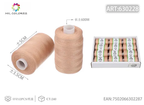 hilo de coser 600m± No.8