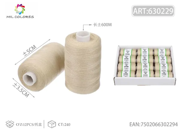 hilo de coser 600m± No.9