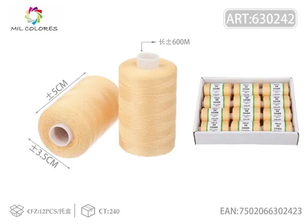 hilo de coser 600m± No.22