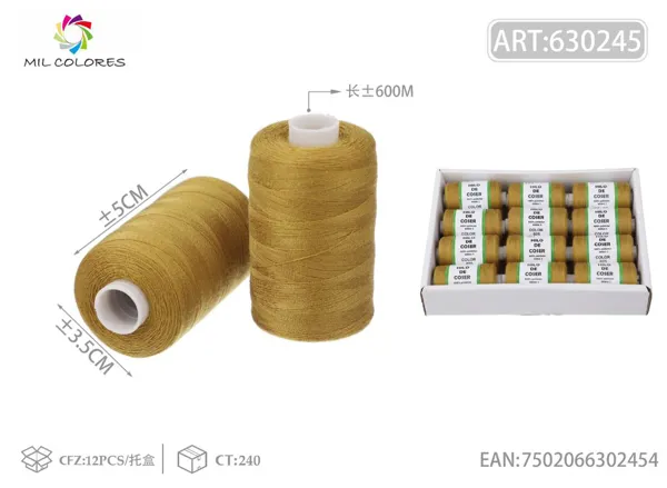 hilo de coser 600m± No.25