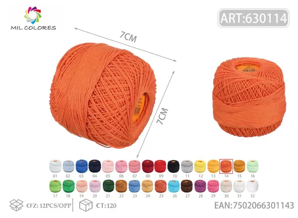 Hilo No.6 14 naranja
