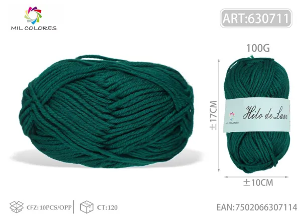 Lana gruesa 100G M19