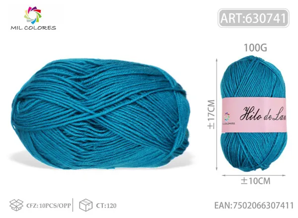 100G hilo de lana fino M16
