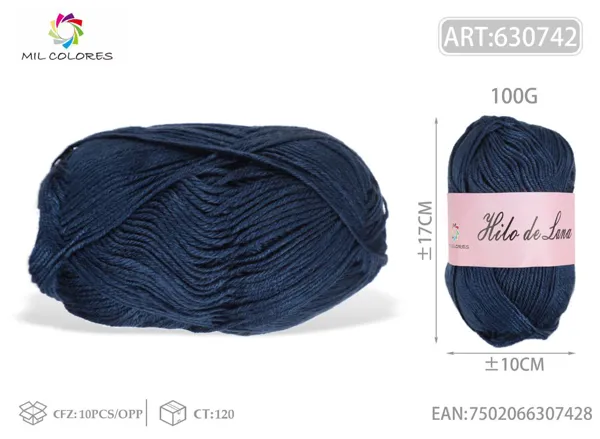 100G hilo de lana fino M17