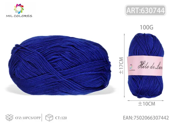 100G hilo de lana fino M19