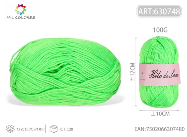 100G hilo de lana fino M23