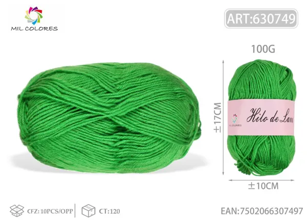 100G hilo de lana fino M24