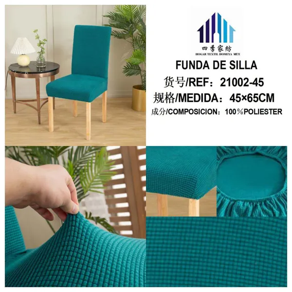 FUNDA DE SILLA AZUL