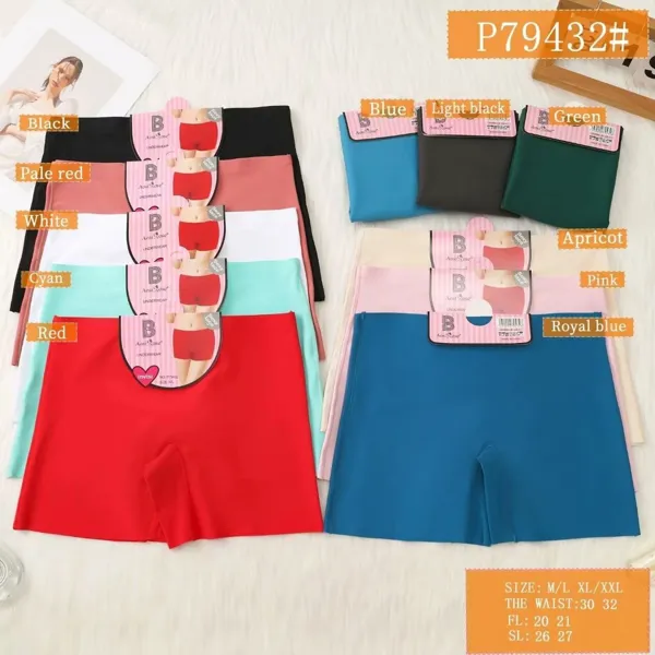 Short de seguridad sin costuras para dama, colores surtidos