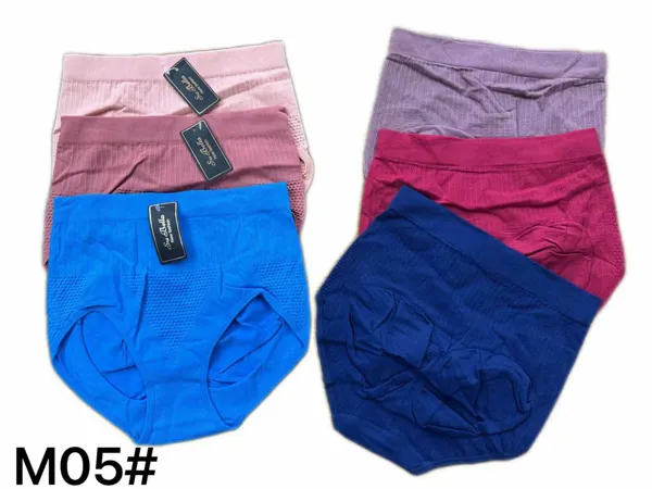 Calzón faja de cintura alta sin costuras para dama, control de abdomen, colores surtidos