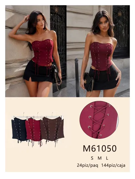 Corset con agujetas