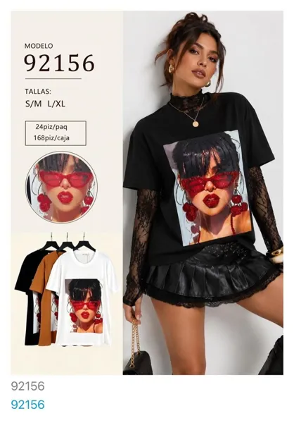Playera estampada