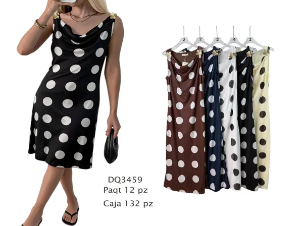 Vestido de puntos