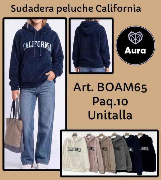 Sudadera peluche California