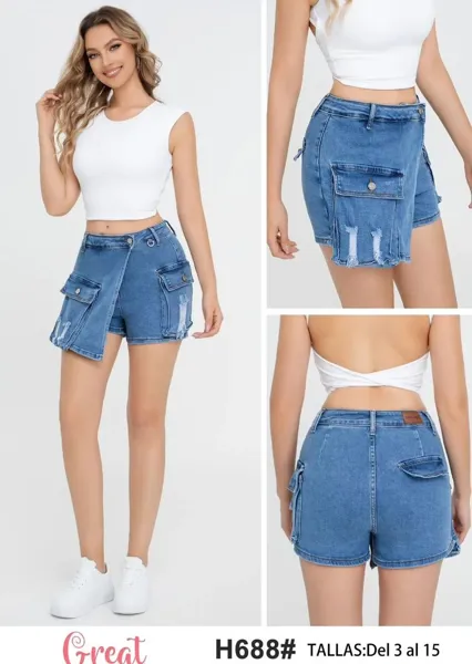 Great Jeans Falda Short-H688