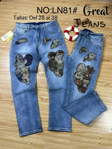 Jeans con parche-LN81