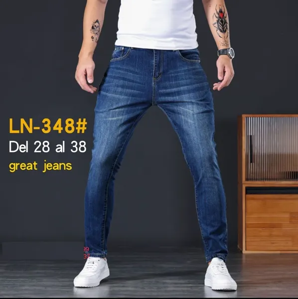 Jeans skinny hombre-LN-348