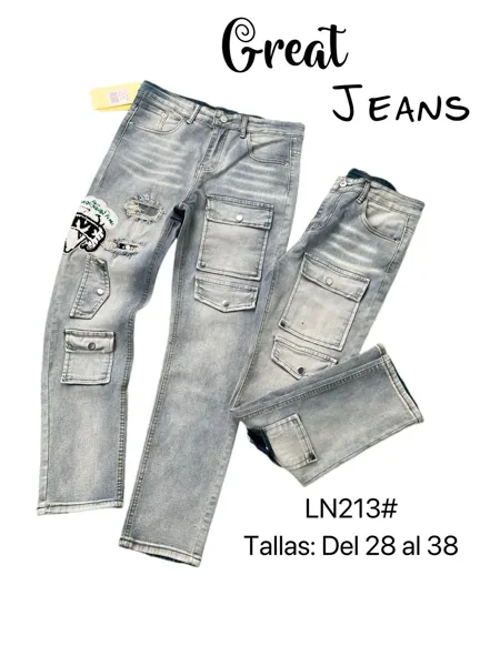 Jeans con multinolsa-LN213