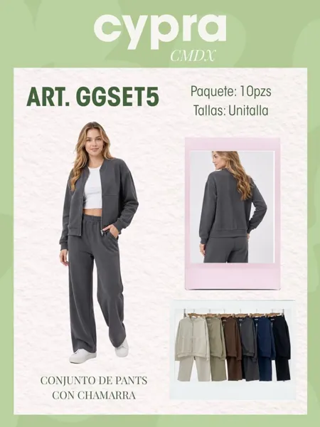 Conjunto de pants con chamarra