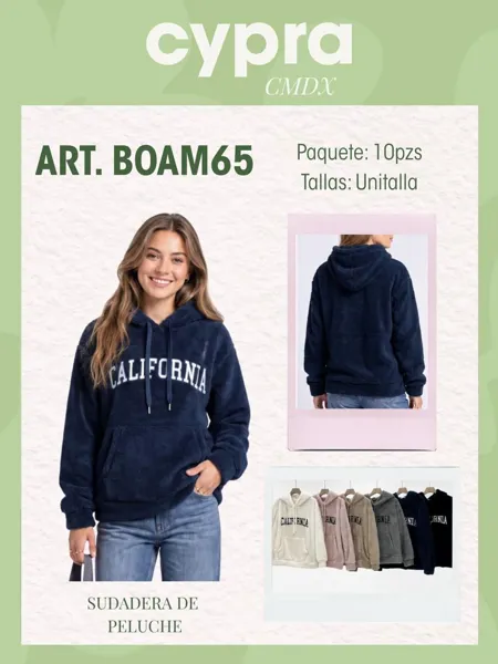 Sudadera de peluche California