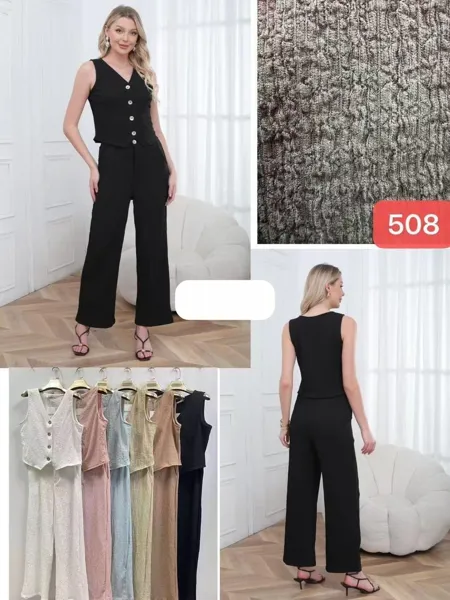 Conjunto de chaleco y pantalón