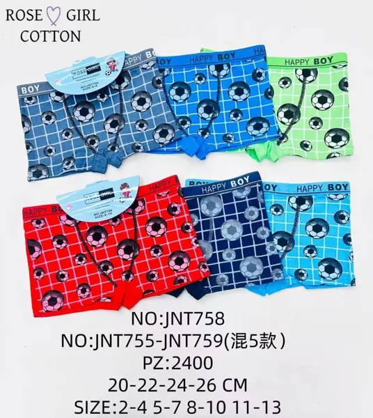 Boxer infantil estampado fútbol