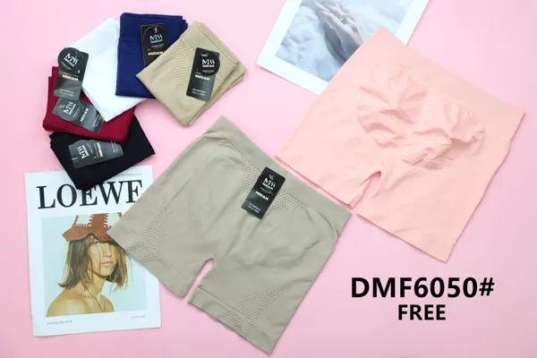 Short bóxer de seguridad sin costuras para dama, tipo pantaleta larga, paquete surtido