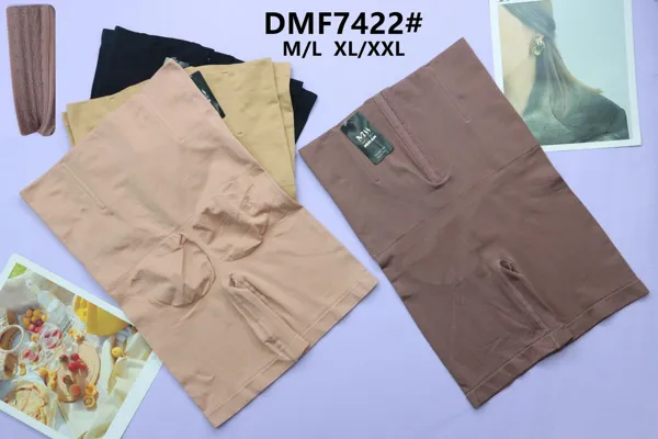 Faja moldeadora de cintura alta para dama, tipo short, control de abdomen sin costuras