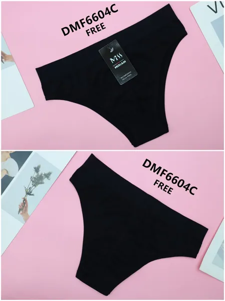 Calzón bikini de corte alto de pierna para dama, color negro