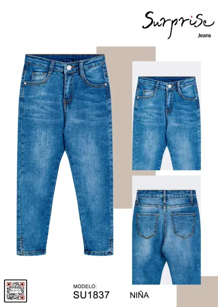 Jeans Skinny para Niña Surprise-SU1837