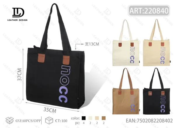 Bolso bandolera de lona