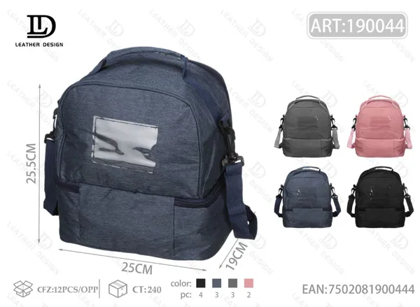 Bolsa térmica de mano y bandolera de color liso