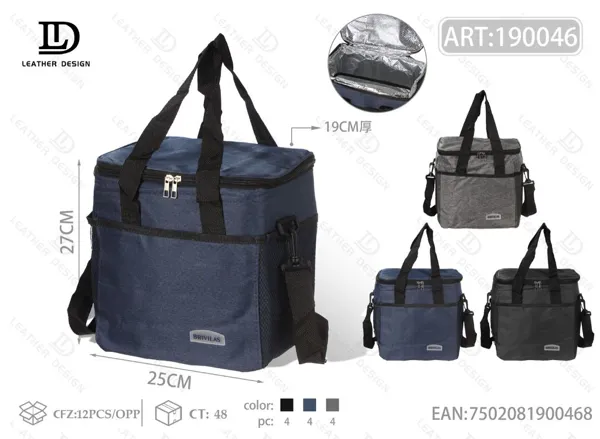 Bolsa térmica multifuncional de mano y bandolera, tamaño mediano