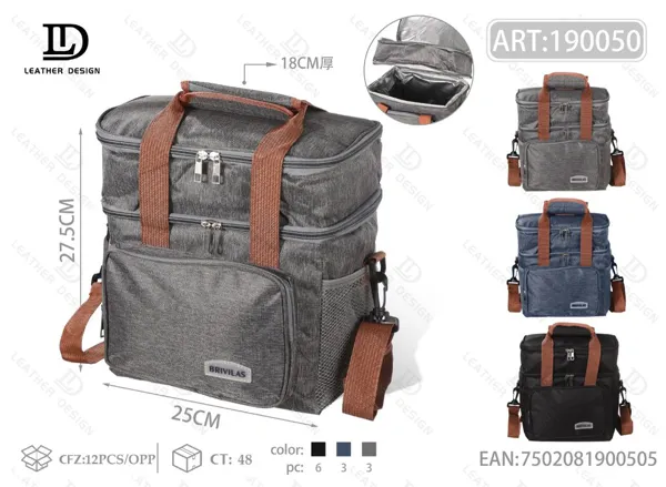 Bolsa térmica multifuncional de mano, tamaño grande