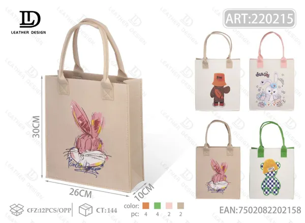 Bolsa tote de tela no tejida para dama