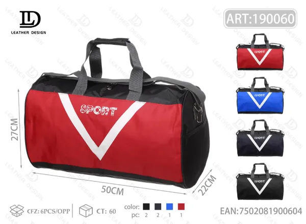 Bolsa deportiva de viaje cilíndrica grande