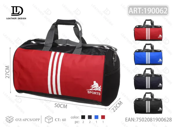 Bolsa deportiva de viaje cilíndrica grande