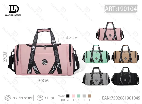 Bolsa de viaje deportiva para dama