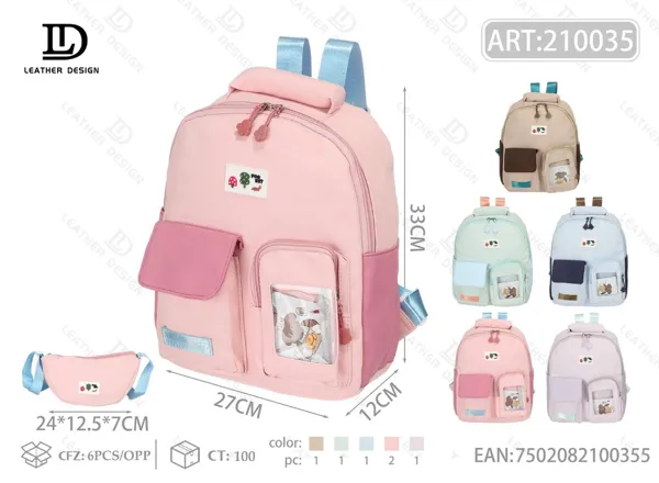 Set de 2 mochilas infantiles