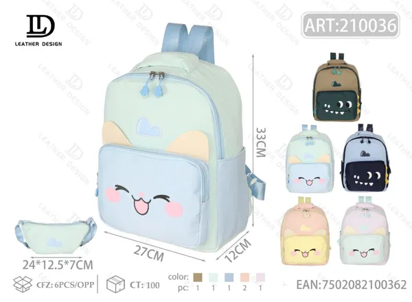 Set de 2 mochilas infantiles