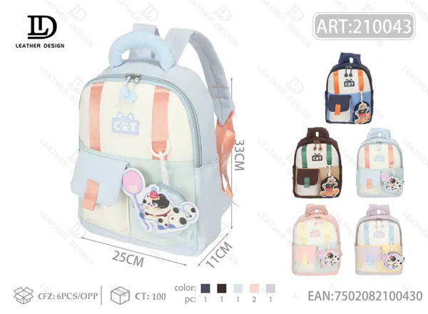 Mochila infantil acolchada con asa