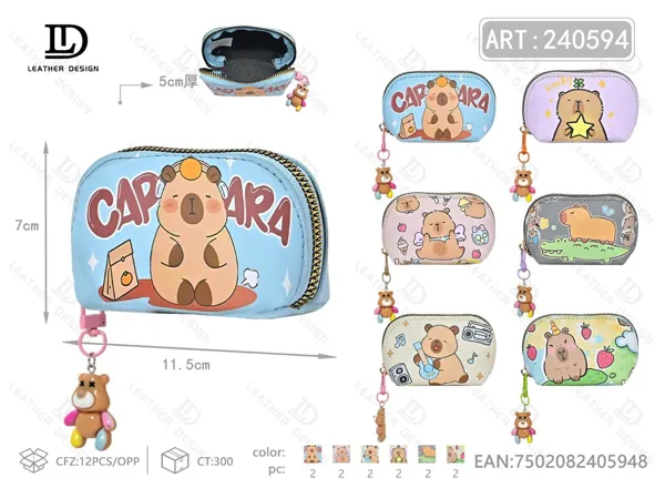 Monedero semicircular para dama