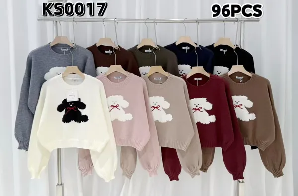 Suéter con diseño de perrito