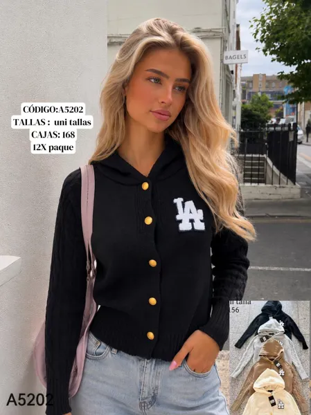 Cardigan con capucha