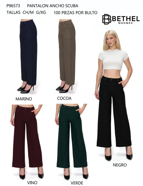 Pantalón Ancho Scuba