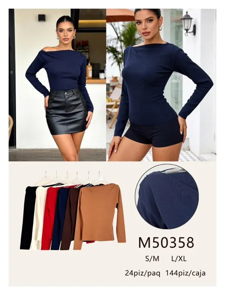 Blusa de manga larga