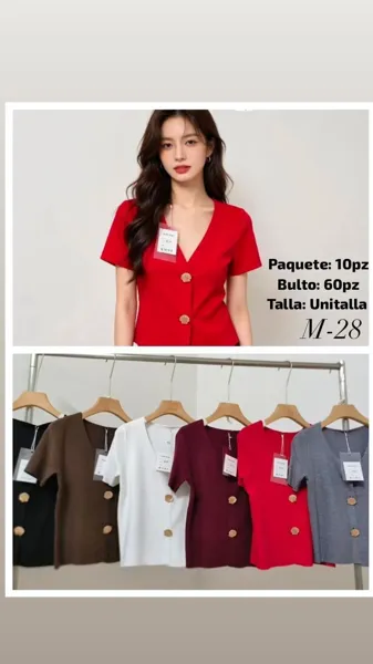 Blusa con botones