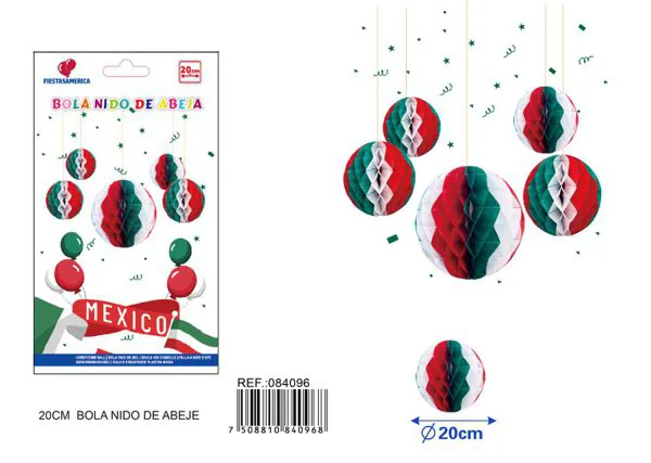 Bola de panal, 20 cm