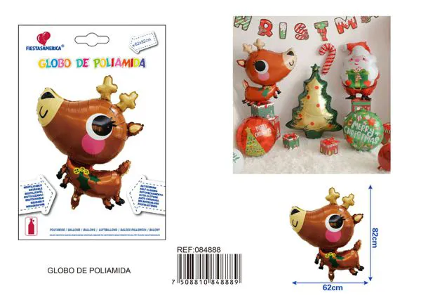 Reno navideño, 62x82 cm