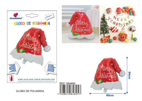 Gorro navideño, 60x64 cm